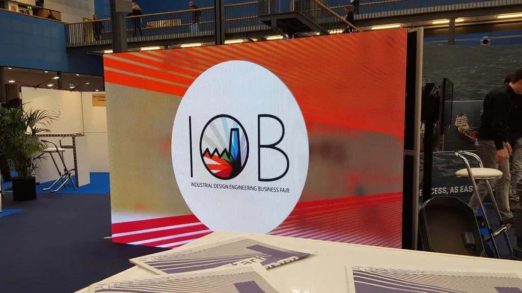 indoor led scherm business fair delft