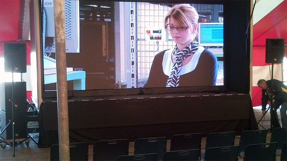 mobiel led scherm met geluid brabant