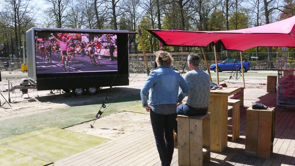 mobiel led scherm giro ditalia apeldoorn