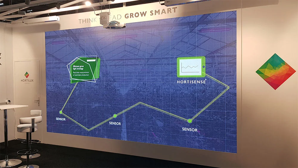 led scherm beursstand Horticontact Dagen Gorinchem