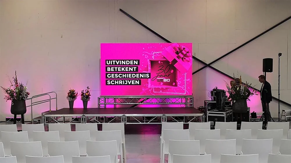 indoor led scherm presentatie rijssen