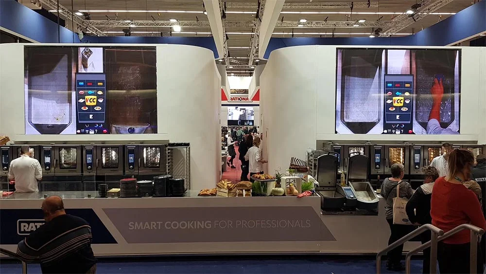 led schermen beursstand horecava