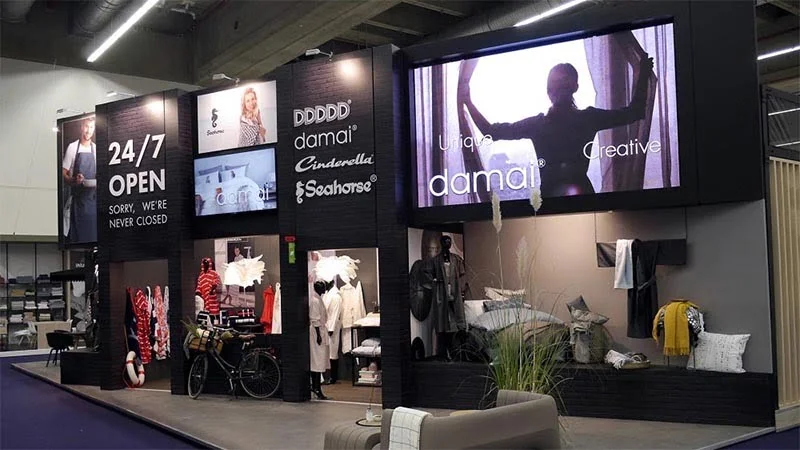 led screen heimtextil frankfurt