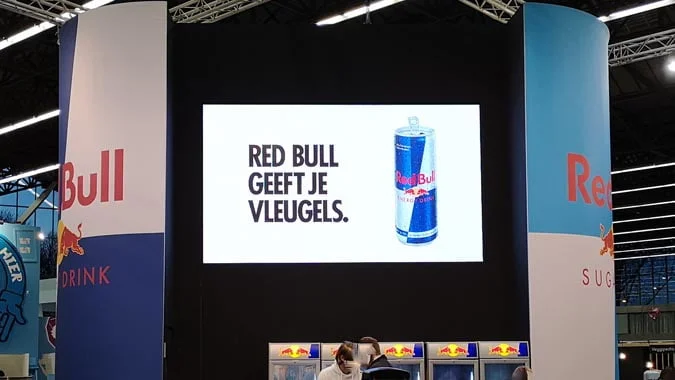 LED Screen in capital of the Netherlands during Household Fair Amsterdam