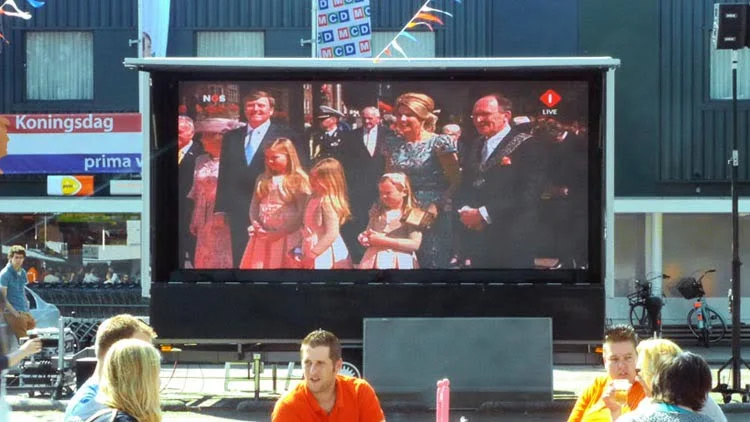 mobiel led scherm koningsdag gelderland