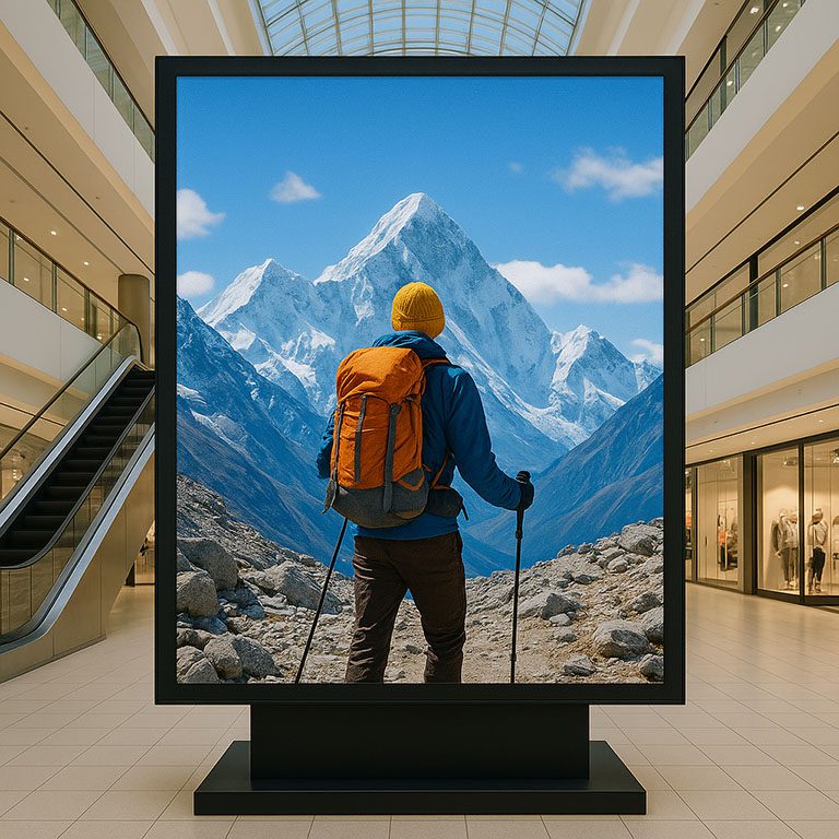 indoor led scherm kopen om te adverteren voor winkel, etalage of showroom