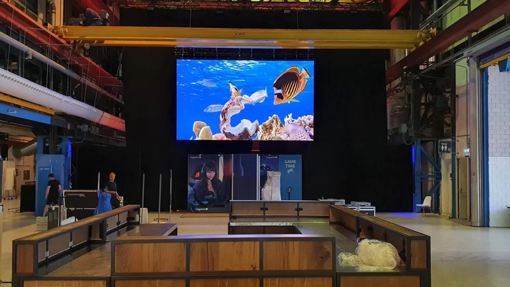 groot scherm conferentie scheepvaartmuseum