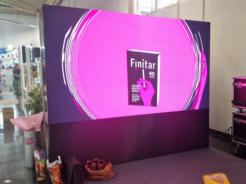 LED Screen during Intertabac Dortmund