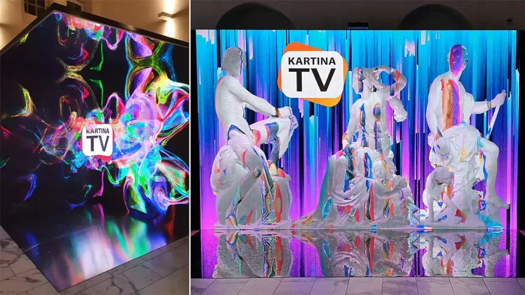 we installed several led walls for a corporate event at maritime museum Amsterdam